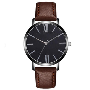 Business Men's Synthetic Quartz Leather Analog Casual Watches Wrist