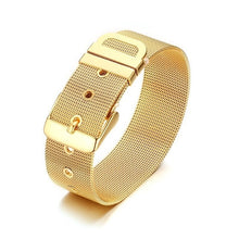 Load image into Gallery viewer, Vnox Men&#39;s Watch Band Link Strap Bracelets for Women 12/18 MM Wide Stainless Steel Mesh pulsera masculina Adjustable Length